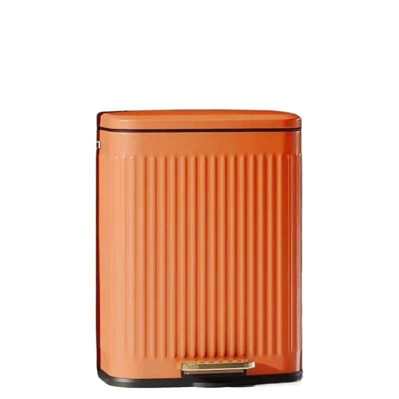 Miniatura 11 de Contenedor de basura Cubo De Basura De Acero Inoxidable para Cocina, Papelera De Reciclaje Con Pedal, Con Tapa, Tipo Estrecho, Tapa de basura