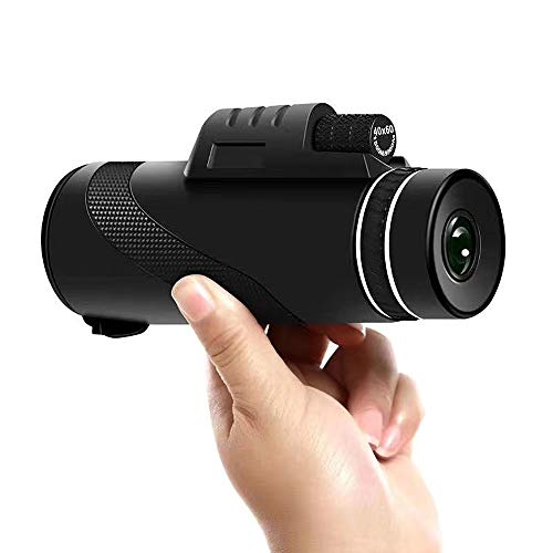DECDEAL Telescópio monocular de alta potência 10X40 para observação de pássaros com adaptador de sma