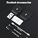 SHIMBOL TP Nano Wireless Video Transmission System Transmitter&Receiver for Phones and Cameras, 2000mAh Built-in Battery FHD Video 150m with 60ms Ultra-Low Latency (Purple)