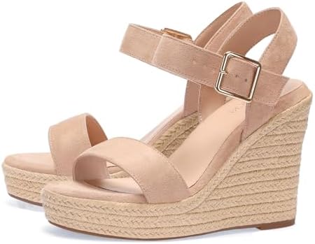 VICKI·VICKI Wedges for Women Platform Sandals Wedge Heels for San...