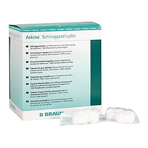 Askina Schlinggazetupfer I pflaumengroß, unsteril I Packung zu 2 x 10 Stck