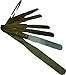 Newborn 6-Piece Wooden Handled Straight Spatula Set