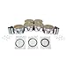 DNJ PRK1105 Piston Ring Set Standard for 2002-2012 Dodge, Jeep, Mitsubishi, Ram 1500, Commander, Dakota 3.7L V6 12V SOHC 226cid