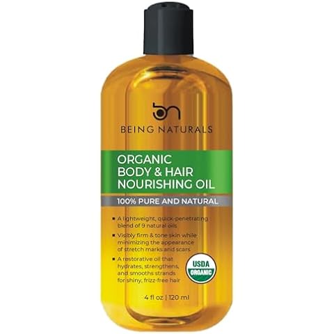 Being Naturals Organic Hair & Body Oil Cover