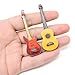 yueton 2PCS Mini Guitar Funny Small Musical Instrument Model for Birthday Gifts