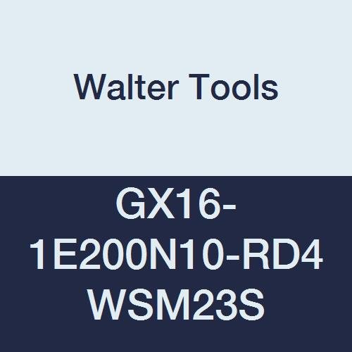 GX16-1E200N10-RD4 WSM23S Carbide Tiger-Tec Grooving Indexable Turning Insert, 0.039 in" Corner Radius (Pack of 10)