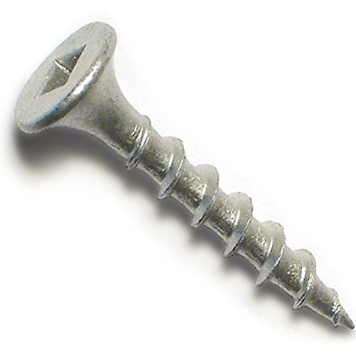 Hard-to-Find Fastener 014973151171 Tornillos para cubiertas con cabeza cuadrada, 6 x 1 pulgada, 302 piezas miniatura 1