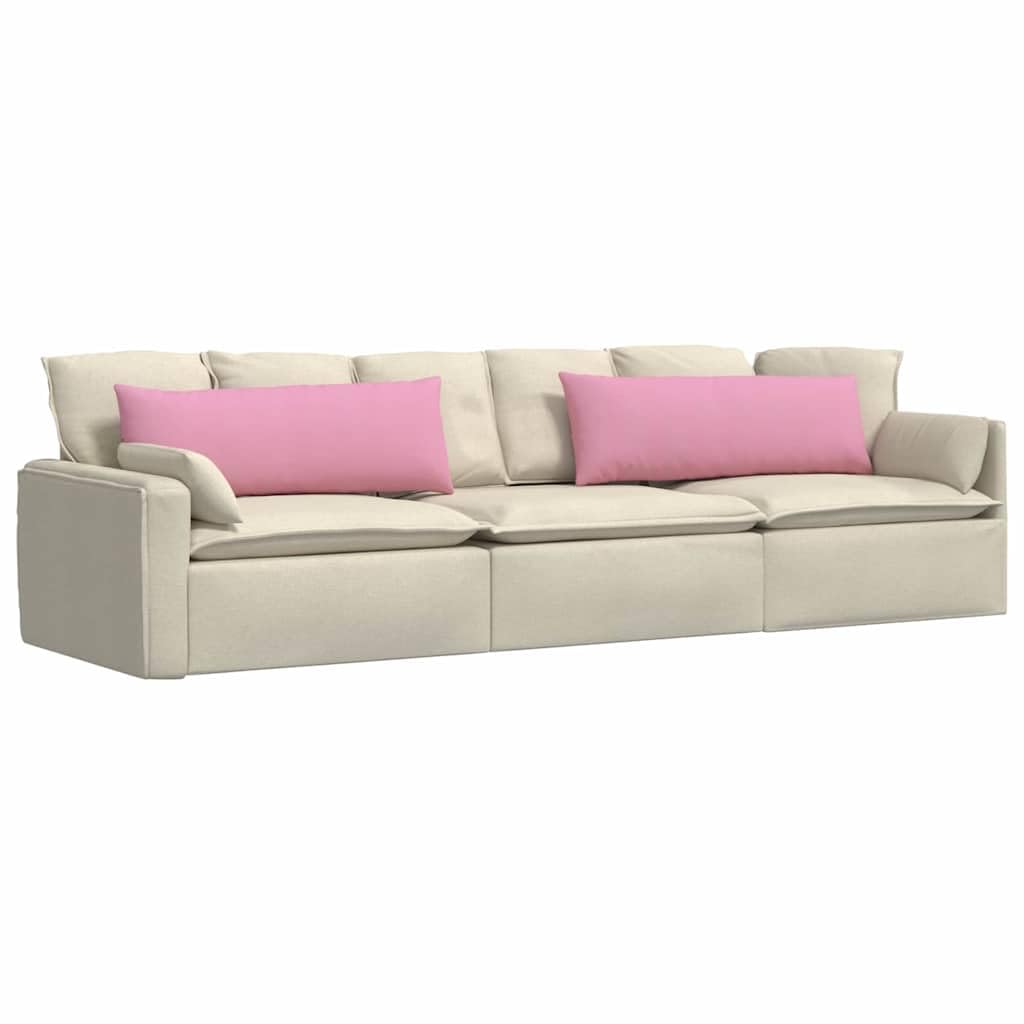 Confezione da 2 cuscini morbidi da 120 x 40 x 20 cm, con fodere rimovibili, eleganti cuscini per divano, soggiorno, camera da letto, casa e ufficio, cuscini moderni e confortevoli