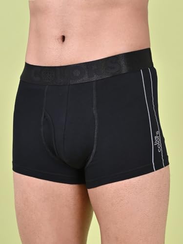 Image of Rupa Colors Pep Collection Trunk for Men, Cotton Blend, Anti Ride-Up, Snug Fit, Pack of 1