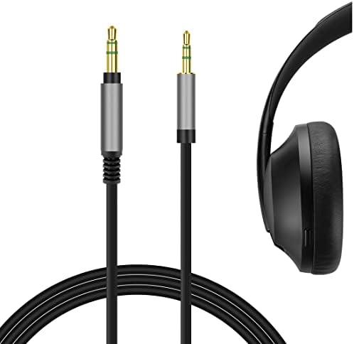 GEEKRIA Audio Cable Compatible with Bose QuietComfort SE QCSE QC45 QuietComfort35 II QC35 QC25 700ANC NC700 Cable, 2.5mm Replacement Stereo Cord (4 ft / 1.2 m)