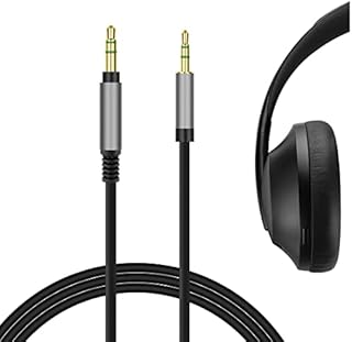GEEKRIA Audio Cable Compatible with Bose QuietComfort SE QCSE QC45 QuietComfort35 II QC35 QC25 700ANC NC700 Cable, 2.5mm Replacement Stereo Cord (4 ft / 1.2 m)