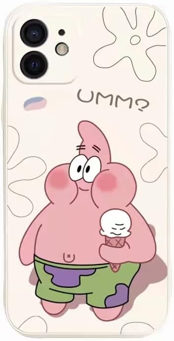 Wesky スポンジボブiphone13 スマホケース スポンジボブ キャラクター 品揃え豊富で スタイルガーリーカップル用 Iphone スター パトリック 13 可愛スマホケース
