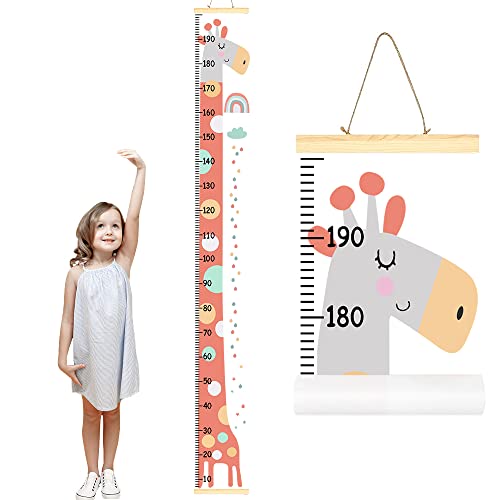 Lista de Gráficos de crecimiento , tabla con los diez mejores. 44 HomeChi Tabla de Crecimiento para Niños, Regla de Gráfico de Altura de Lona Colgante y Extraíble para Medición de Estatura con Dibujo de Jirafa para Bebés Niños, Ideal para...