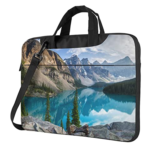 Sacoche ordinateur portable montagnes rocheuses pour homme avec bandoulière
