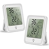【Vorsichtsmaßnahmen für den Gebrauch】Das Zimmerthermometer benötigt 2 * AAA-Batterien (nicht im Lieferumfang enthalten), und die Batterie kann bei normalem Gebrauch 10-18 Monate halten. Da das Schütteln des Produkts die Genauigkeit der Daten beeinträchtigt, wird empfohlen, dass die Messung genauer ist, nachdem das Thermometer 1-2 Minuten lang stehen gelassen wurde. Wenn Sie Fragen haben, können Sie sich gerne an uns wenden. Der Kundendienst wird diese rechtzeitig für Sie lösen.