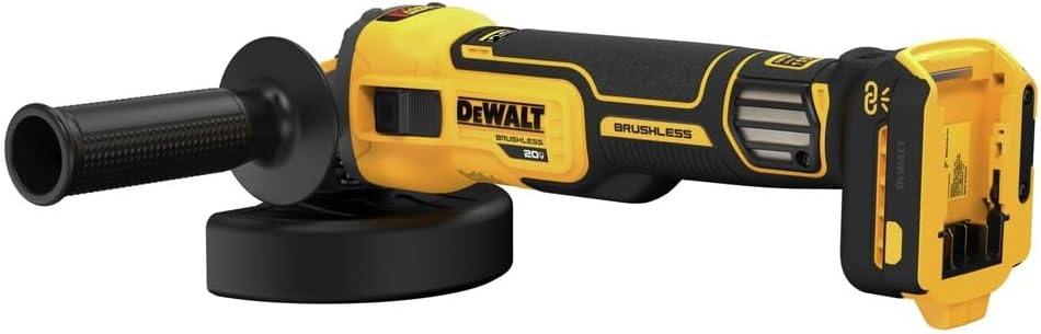 DEWALT 20V MAX* XR Brushless Cordless 4-1/2 in. - 5 in. Variable Speed Paddle Switch Grinder (Tool Only) (DCG409VSB) - Image 5