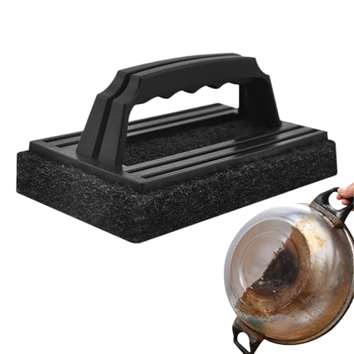 Almohadillas de limpieza para plancha, estropajo para plancha, herramienta de estropajo de cocina, accesorios de barbacoa para utensilios de cocina de hierro fundido, horno, patio trasero, camping