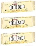 Tim Tam White Lot de 3 biscuits au chocolat 165 g