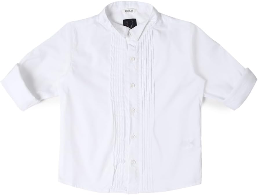 Allen Solly Baby Boy Cotton Solid Regular Fit Shirt