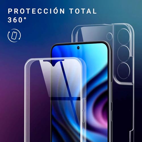Funda Samsung S22 Plus para evitar pantallas rotas con carcasa protectora 360 transparente 2