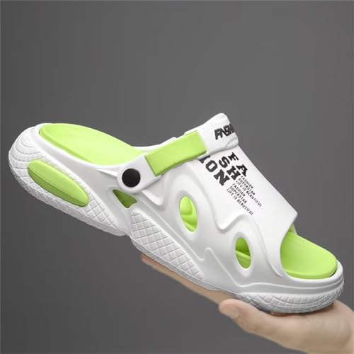 GSLMOLN Sandals For Men's Women's trendy Slide, Casual Slippers Non Slip Open Toe Beach shoes For Outdoor walking, Spring And Summer4