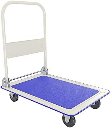 Carrello Con 2 Ripiani In Legno - Portata 200 Kg - Foto 6