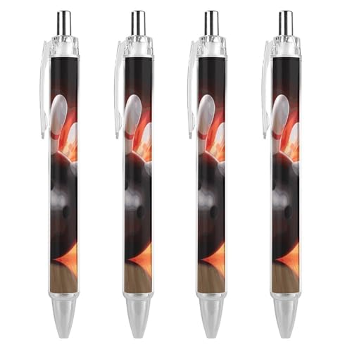 Stylo bille bowling encre noire pointe fine 0.5mm durable