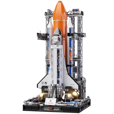 FunXylophy Space Building Block, Super Shuttle Building Bricks, Engineering Assembly Present and Collectible Kit for Adults (2200PCS)
