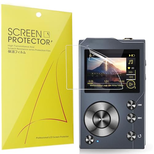 Lamshaw Compatible for Surfans MP3 Player Screen Protector, [6 Pack] Full Coverage TPU Clear Film Compatible for Surfans 2 Inches F20 MP3 Player (6 Pack)