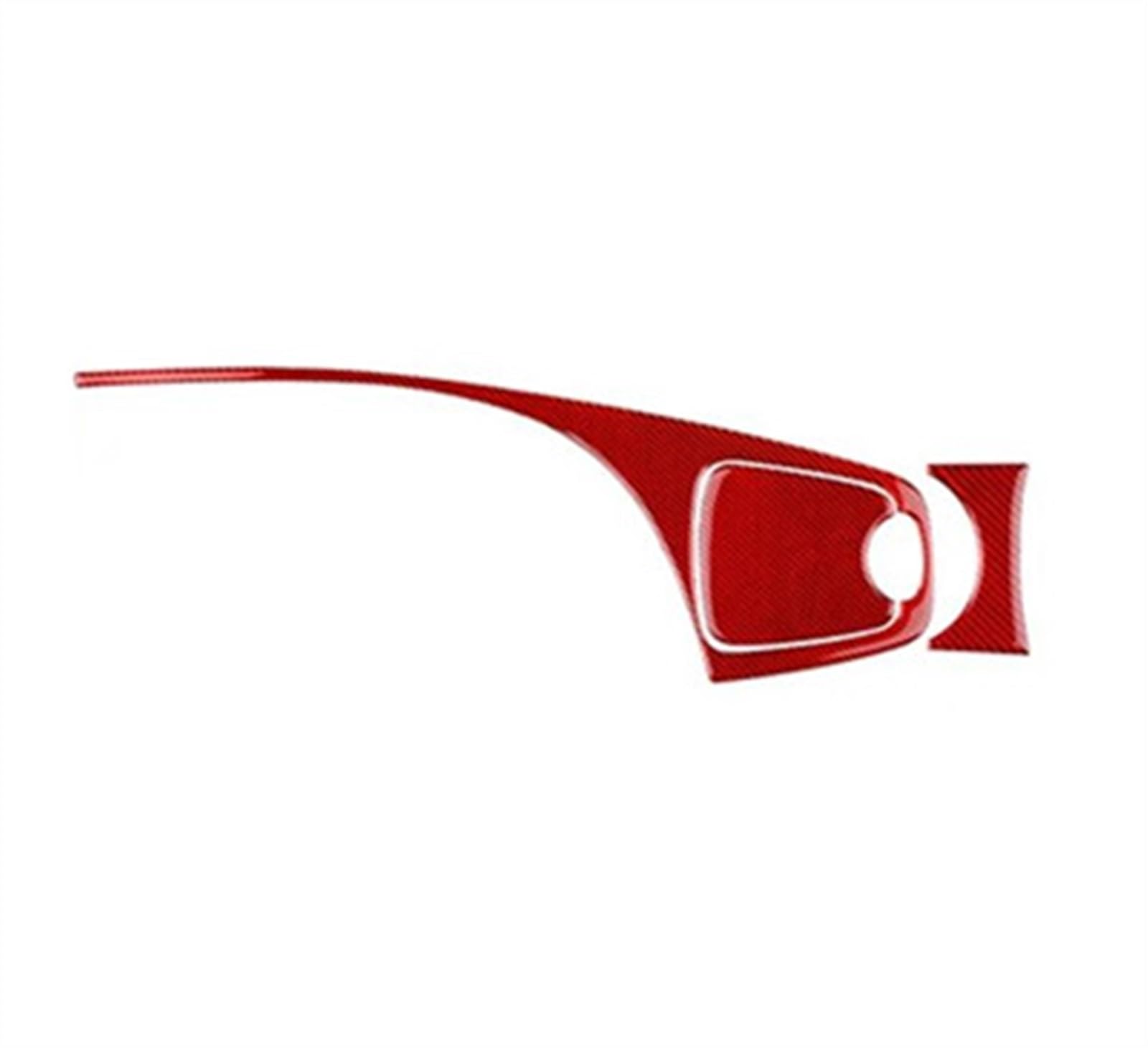 Piwine Red A Car Interior Accessories Modification Center Water Cup Holder Decoration Sticker For Toyota For Prius 2010 2011
