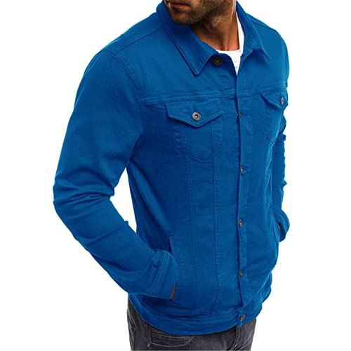 Veste en jean ajustée à revers Kelsiop noir vêtement décontracté