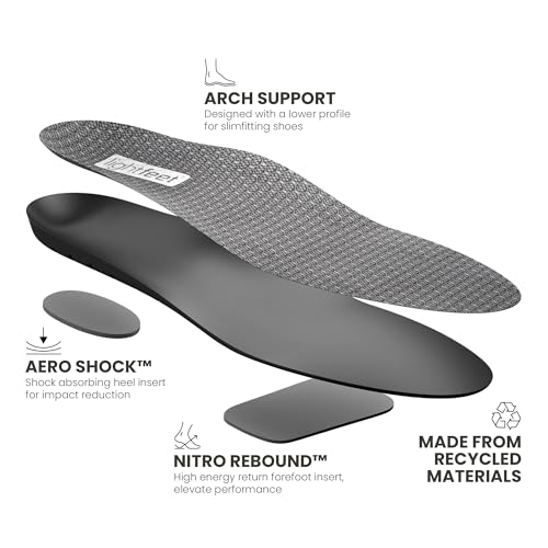 Image of Lightfeet Slimfit Support Insoles: Optimal Support, Fit, & Comfort for Slim-Fit Shoes | Designed by Australian Podiatrists | Boost Muscle Efficiency, Reduce Joint Stress & Impact - XS