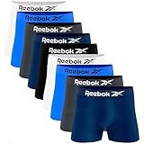 Kit 9 Cuecas Boxer Reebok Masculina Microfibra Sem Costura Conforto Original (BR, Alfa, GG, Regular, Padrão, Sortido)