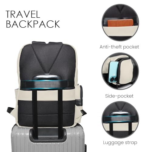 Image of Nordia Laptop Backpack - Sleek & Waterproof, Multi-Compartment Design, and Padded Straps for Work, School & Commute