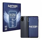 savvies 6 Pack Screen Protector Compatible with Samsung Galaxy A07 4G (Front+Camera) Protection Film Clear