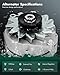 1 Wire GM Alternator SCITOO New Self-exciting Alternator Fit for Chevy High Output 12V 105Amp 10SI SBC BBC GM Replace #ADR0335 7127-SE105 400-12340 ADR0151 20-102-7