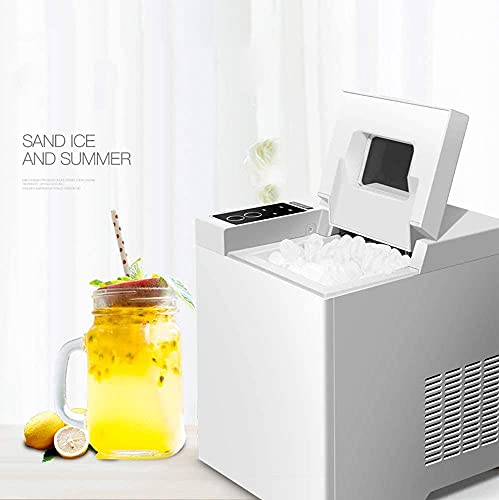 Máquina compacta portátil para fabricar hielo con cazo y canasta miniatura 5