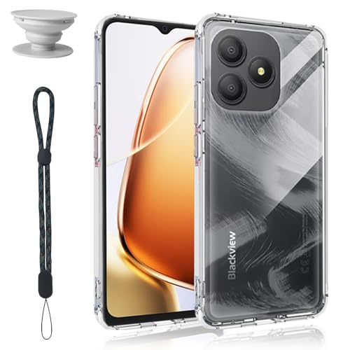 Blackview Wave 9C �p �P�[�X �N���A TPU �ϏՌ� �ی�J�o�[ �X�}�[�g�t�H���P�[�X SpinoArmor ���������x ���ς��ɂ��� �w��h�~ �Ռ� �z�� �C�菝�h�~ �ϏՌ� �������� �g�уX�g���b�v �����i�����h�~�X�g���b�v�{�܂肽��