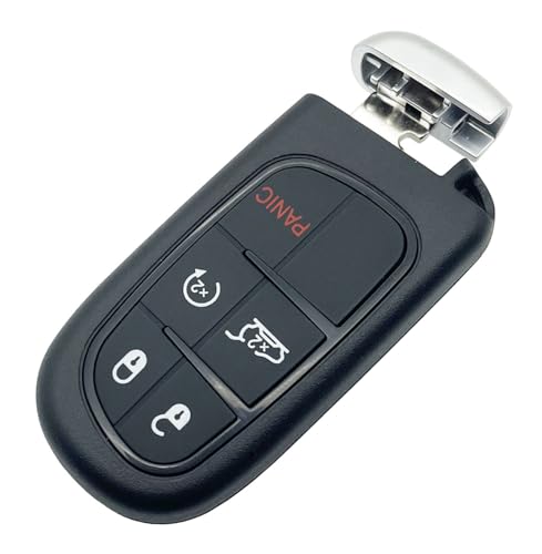 Coque de rechange pour clé Jeep Cherokee boîtier télécommande GQ4-54T 5 boutons - 2