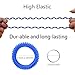 HAMIYELL Pack of 36 Colorful Spring Spiral Wrist Coil Key Chain, Wristband Key Ring (Solid Pink)