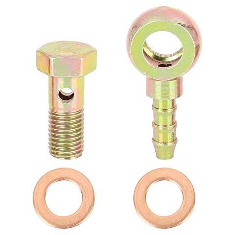 X AUTOHAUX 8mm Banjo Manguera Púa Perno Montajes Cover