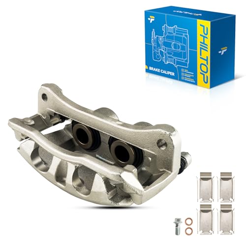 Image of PHILTOP 18-B5175 Rear Left Brake Caliper Replacement For 2011-2018 Ram 2500, 2011-2018 Ram 3500, 2009-2010 Dodge Ram 2500, 2009-2010 Dodge Ram 3500, Rear left Driver Side Disc Brake Caliper Assembly