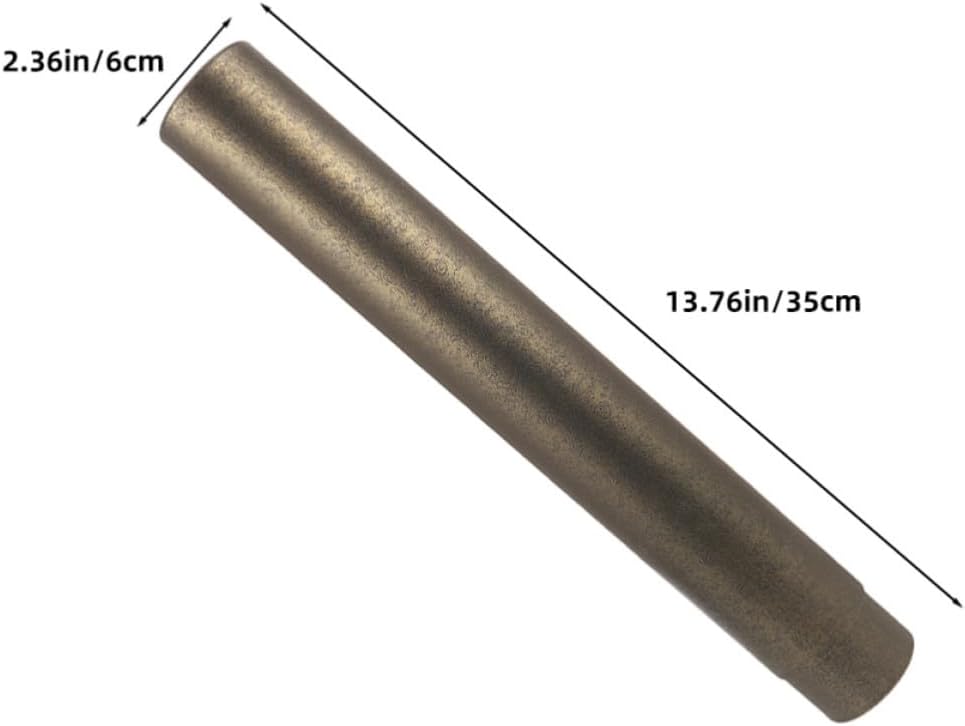 Black Telescoping Poster Tube with Cap for Documents and Paper Rolls