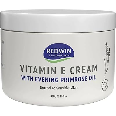 Redwin #MC VITAMIN E CREAM 300G -Nourish and soften your skin Moisturiser with Vitamin E and Evening Primrose Oil.
