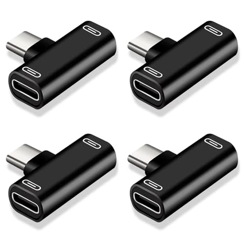 Tlfapfws 4X 3 In 1 �_�u�� Type-C �A�_�v�^�[ Type-C �[�d�P�[�u�� �[�d�� �C���z���R���o�[�^�[ �X�}�[�g�t�H���p �w�b�h�z���A�_�v�^�[ �u���b�N