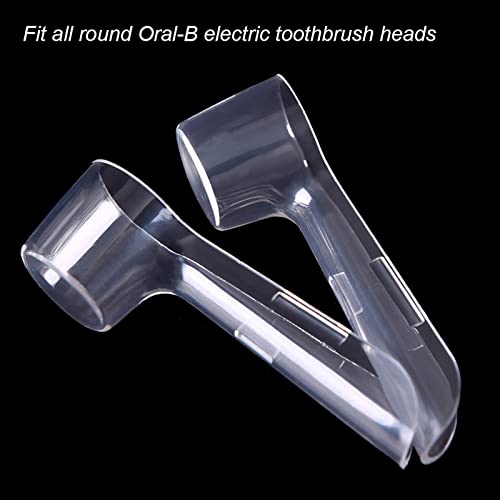 Toothbrush Cover for Oral-b, Electric Toothbrush Replacement Heads Cover for Home and Travel (10 Pcs) - Thumbnail 4