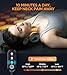 3s Heated Neck Stretcher for Neck Pain Relief, Graphene Heating Pad, Odorless Neck Cloud Cervical Traction Device Chiropractic Pillow for Neck and Shoulder, Gifts for Men, Women, Mom, Dad (Gray)