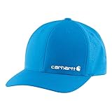 carhartt berretto da uomo force logo graphic, azzurro, taglia unica