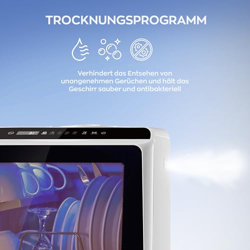 Tischgeschirrspüler Heinrichs tragbarer Mini Geschirrspüler
