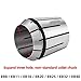Precision ER Collet Chuck Set ER8 to ER40 for CNC Milling & Lathe Tools - Spring Steel Clamping Solution(ER20-14mm)